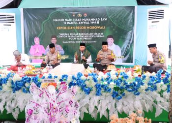 Polres Morowali Gelar Maulid Nabi Muhammad SAW 1444 Hijriyah