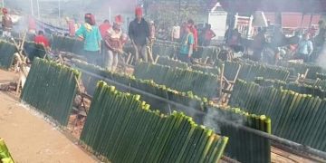 Bakar 7.000 Batang Nasi Bambu di FDP, Pemkab Poso Sukses Pecahkan Rekor Muri