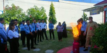 Cegah Kebakaran Tabung Gas, LPKA Palu Kerjasama dengan Koperasi  Purna Karyawan Pertamina