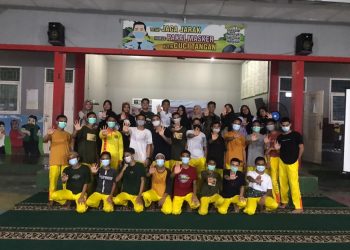 Anak Binaan LPKA Palu Liburan dan Belajar Bersama Forum Anak Nosarara