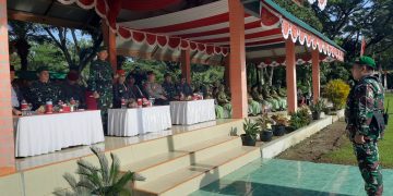Danrem 132 Tadulako Pimpin Upacara Hari Infanteri Di Poso