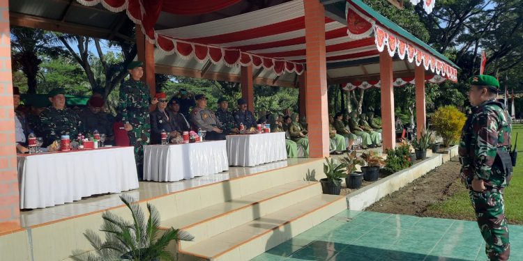 Danrem 132 Tadulako Pimpin Upacara Hari Infanteri Di Poso