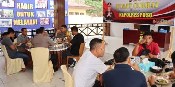 Jumat Curhat, Kapolres Poso Dengar Langsung Aspirasi Wartawan