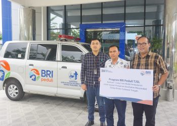 Yapkesmas GKST Terima Bantuan 1 Unit Ambulans dari Program BRI Peduli TJSL