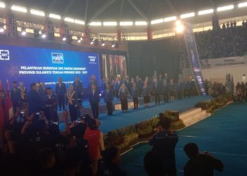 Lantik 13 DPC Demokrat se-Sulteng, AHY Minta Kader Solid dan Satu Komando