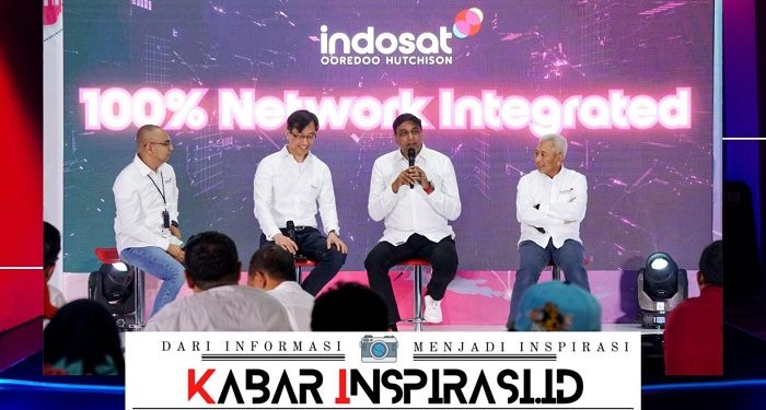 Jaringan Indosat 100 Persen Terintegrasi