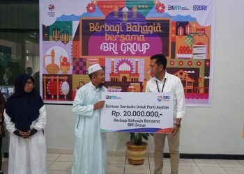 BRI Serahkan Bantuan Sembako Pada Dua Panti Asuhan Di Ampana