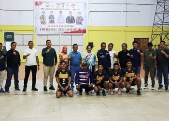 Yakinkan Masyarakat Luar Poso Sudah Kondusif, BRI Berpartisipasi Di Turnamen Bola Voly Dandim Poso Cup