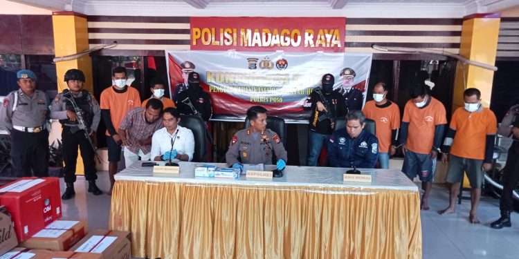 Polres Poso Tangkap Perampok Toko Asdar Mart