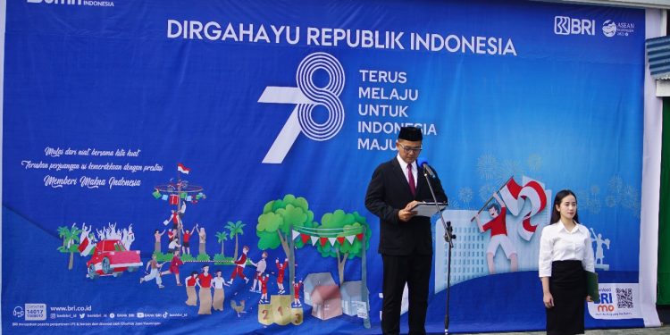 BRI Poso Gelar Upacara HUT Kemerdekaan RI 78