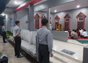 Ciptakan Rasa Aman Saat Beribadah, LPKA Palu Laksanakan Pengamanan Ibadah Sholat Tarawih