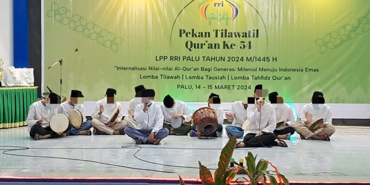 Terbang Lebih Tinggi, Grup Hadroh LPKA Palu Menyuguhkan Penampilan Terbaik Mereka Di PTQ Ke-54 LPP RRI Palu