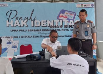 BERSAMA DISDUKCAPIL, LPKA PALU PENUHI HAK IDENTITAS ANAK BINAAN