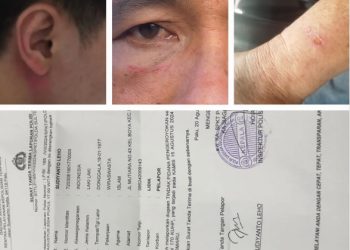 Tim Paslon BERANI Diduga Aniaya Crew Videotron Saat Deklarasi di Sigi