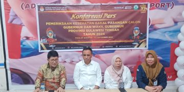 18 Dokter Spesialis Dilibatkan Pemeriksaan Kesehatan Bacagub dan Bacawagub Sulteng