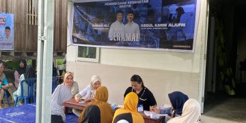 Ahmad Ali Hadirkan Pemeriksaan Kesehatan Gratis bagi Penyintas Bencana 2018 di Kelurahan Panau