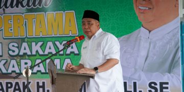 Resmikan Masjid Sakaya Datokarama, Ahmad Ali: Sebuah Panggilan untuk Saya Membantu Mendampingi Pembangunan