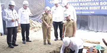 Kunjungan Kerja di Sulawesi Tengah, Menteri IMIPAS Letakkan Batu Pertama Pembangunan Kantor Imigrasi Morowali