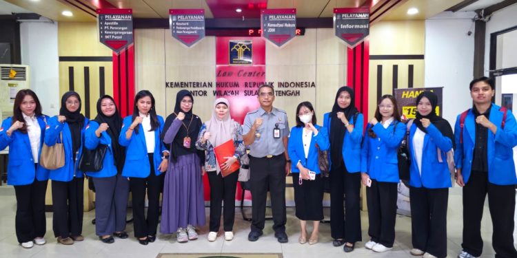 Kemenkum Sulteng Buka Ruang Magang bagi Mahasiswa, Cetak Generasi Muda Melek Hukum