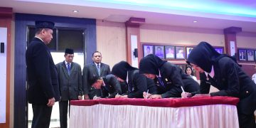 Resmi Dilantik! Empat Pejabat Baru Jadi Garda Terdepan Penataan Regulasi di Sulawesi Tengah