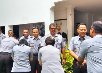 Momen Hangat di Lapangan Kanwil, Halal Bihalal Jadi Pemantik Semangat Pelayanan Publik Sulteng