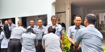 Momen Hangat di Lapangan Kanwil, Halal Bihalal Jadi Pemantik Semangat Pelayanan Publik Sulteng