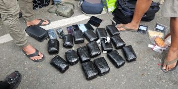 Polda Sulteng Bekuk 6 Kurir Sabu di Bandara Mutiara Sis Al-Jufri Palu, Sita 16 Kilogram Narkotika