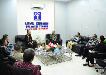 Kemenkum Sulteng Perkuat Koordinasi dengan Pengadilan Tinggi Sulawesi Tengah