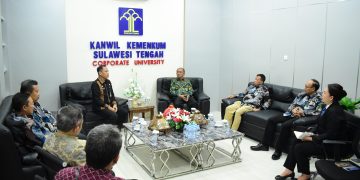 Kemenkum Sulteng Perkuat Koordinasi dengan Pengadilan Tinggi Sulawesi Tengah