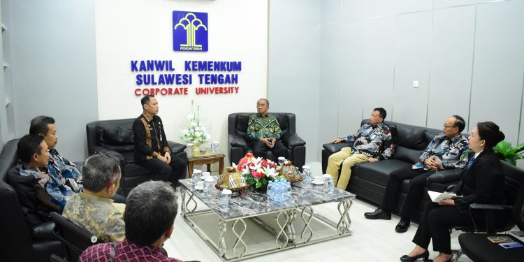 Kemenkum Sulteng Perkuat Koordinasi dengan Pengadilan Tinggi Sulawesi Tengah