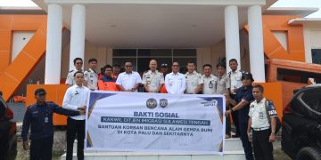 Tembus Wilayah Terdampak di Palolo, Jajaran Imigrasi Sulawesi Tengah Salurkan Bantuan Logistik