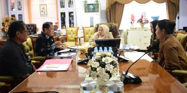 Kemenkum Sulteng Perkenalkan Program MendaKI kepada Wakil Gubernur Sulteng