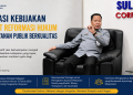 Kaji Regulasi dan Pelayanan Publik, Kemenkum Sulteng Bersama Mitra Strategis Perkuat Reformasi Hukum