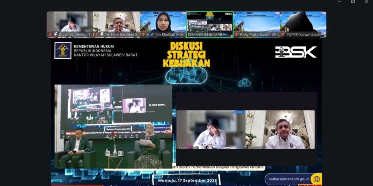 Cegah Beda Tafsir, Kemenkum Sulteng Dorong Pedoman Pendampingan Hukum Notaris