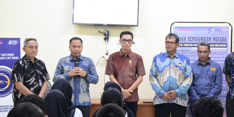 Kemenkum Sulteng Pastikan SKD Poltekpin di Palu Berjalan Lancar