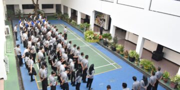 Apel Pagi Perkuat Kesiapan Kemenkum Sulteng Hadapi Evaluasi WBBM