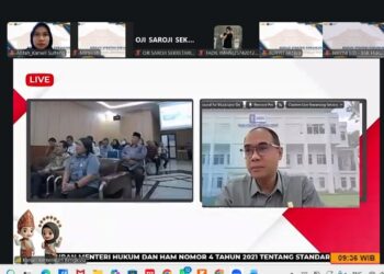 Kemenkum Sulteng Harmonisasi Ranperbup Pemanfaatan Lahan Pekarangan Banggai
